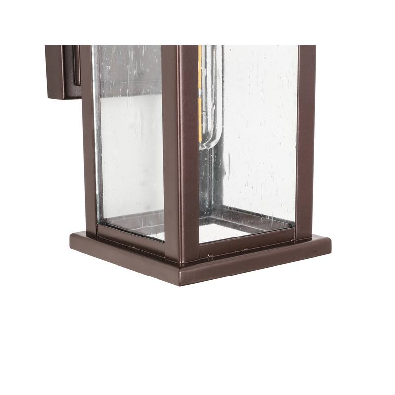 Brown Outdoor Oil Rubbed Bronze Wall Lamp Without Bulb