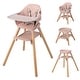 preview thumbnail 36 of 35, Costway 6-in-1 Convertible Wooden Baby Highchair Infant Feeding Chair - See Details