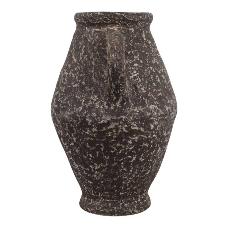 Pottery Paper Mache Vase Casual Mixed Material Handcrafted