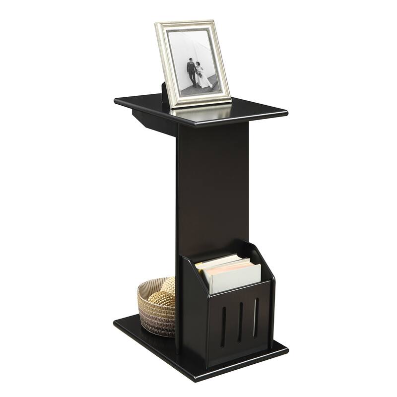 Convenience Concepts Designs2Go Abby C End Table with Magazine Holder