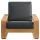 preview thumbnail 15 of 14, Lirienne Outdoor Patio Aluminum Faux Wood Armchairs Set of 2
