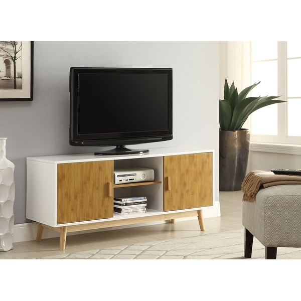 Carson Carrington Odda Wood/ White TV Stand. Opens flyout.