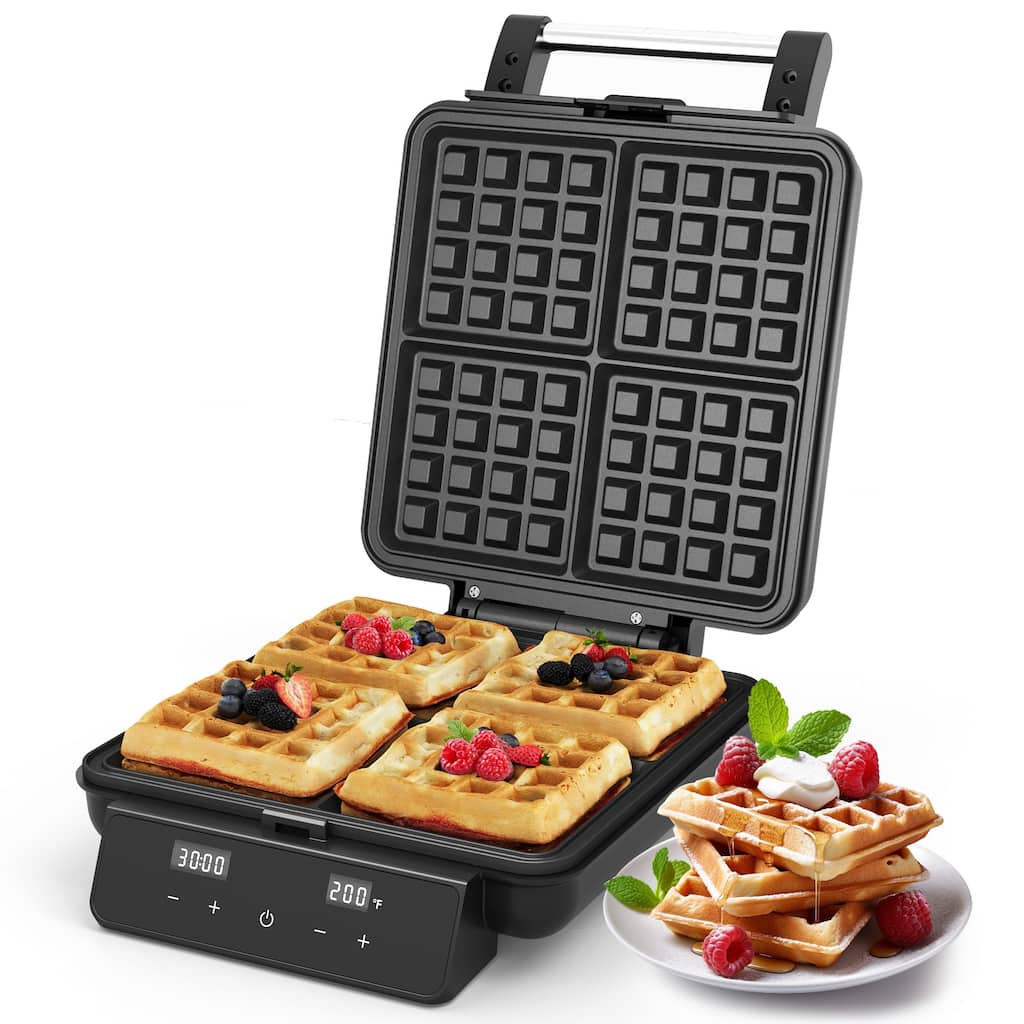 4-Slice Belgian Waffle Maker
