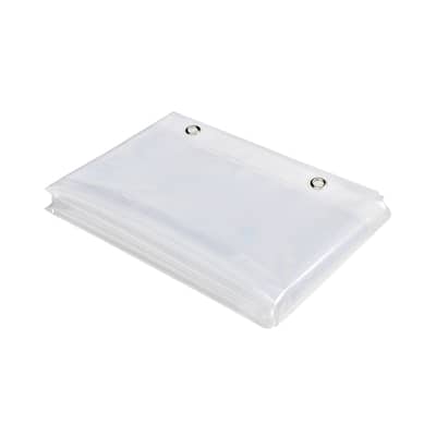 Utopia Alley 72"X72" 4.8G Clear PEVA Shower Curtain Liner with Magnets