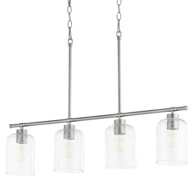 Quorum International 6574-4 Tribute 4 Light 35" Wide Linear Chandelier