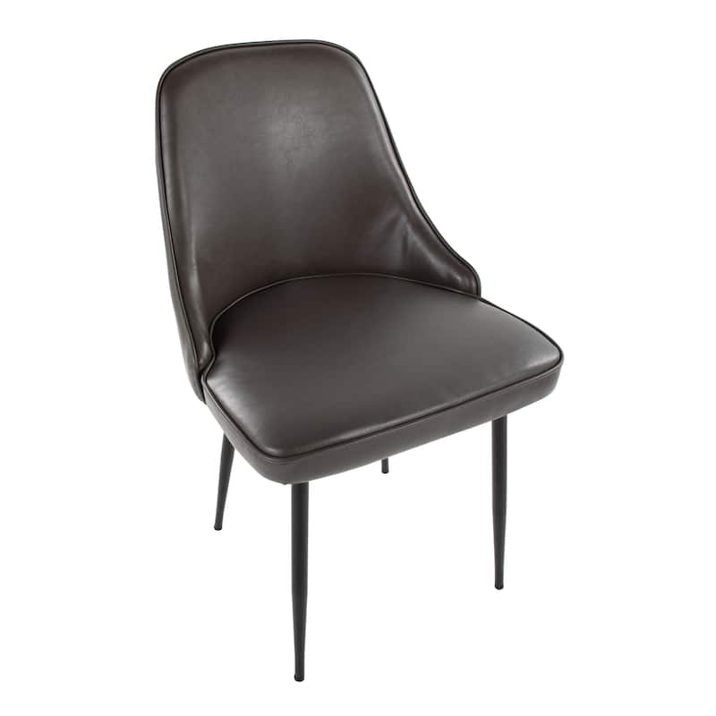 Silver Orchid Naldi Faux Leather Dining Chair - Set of 2