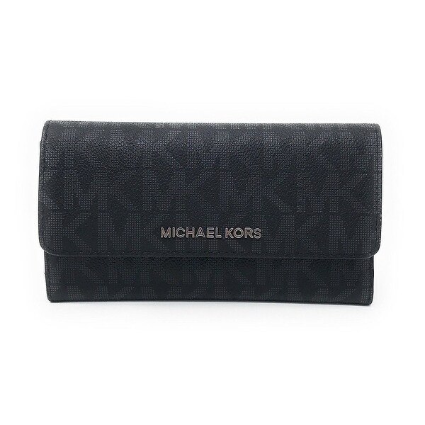 michael kors signature trifold wallet
