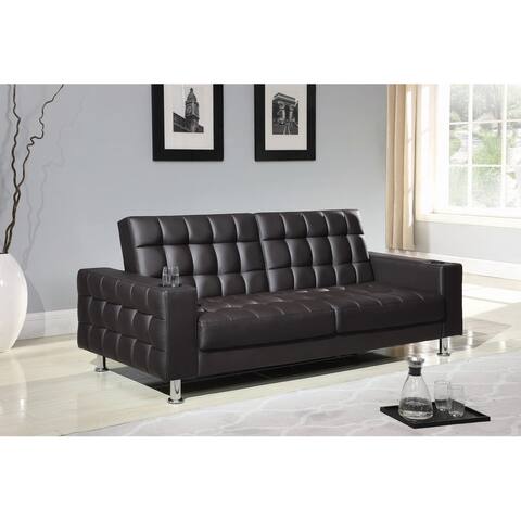 Taylor Brown Upholstered Sofa Bed