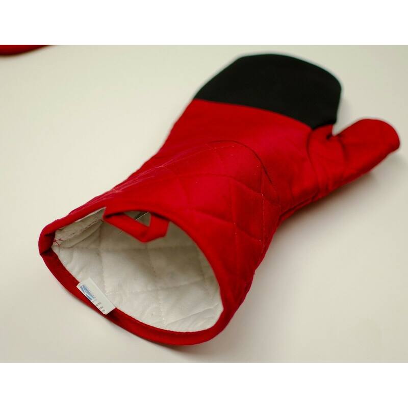 2 Piece Pot Holder & Oven Mitt Heat Resistant Insulation Glove Pad Kitchen Accessories Set