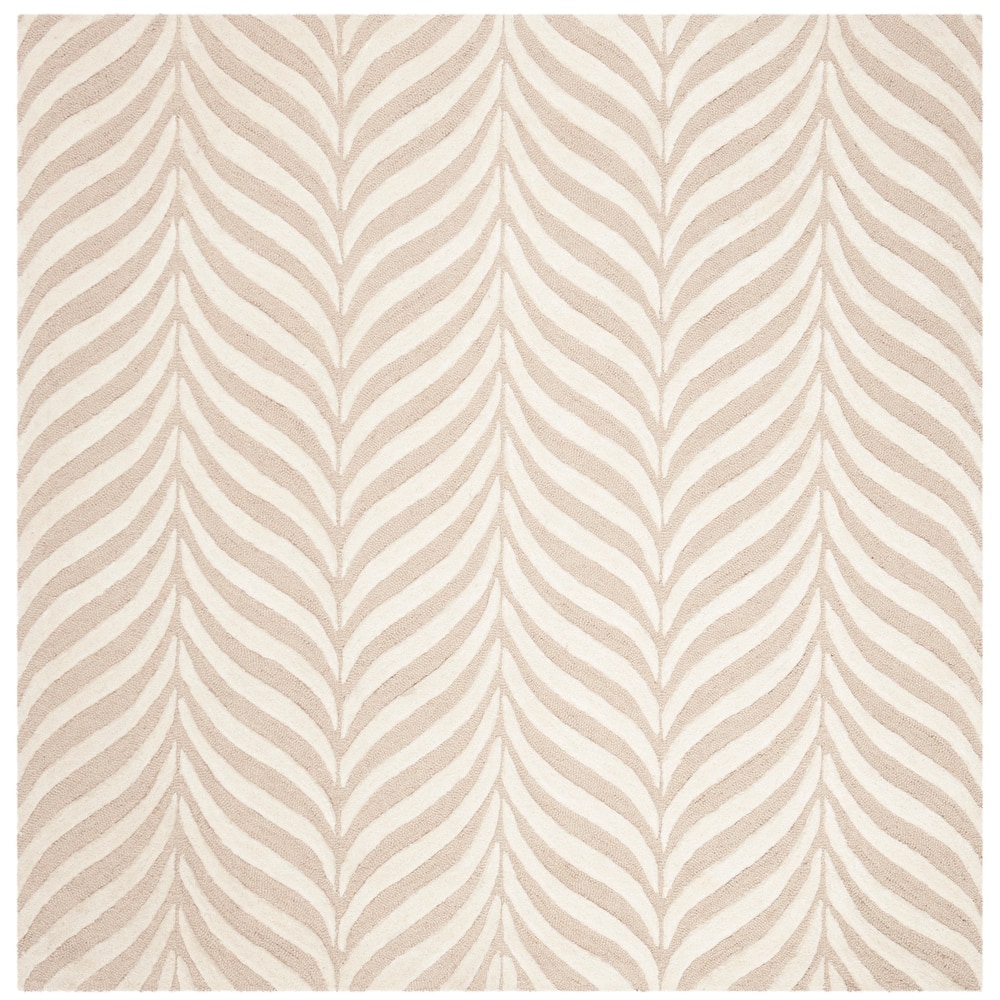 SAFAVIEH Handmade Bella Crescencia Modern Floral Wool Rug