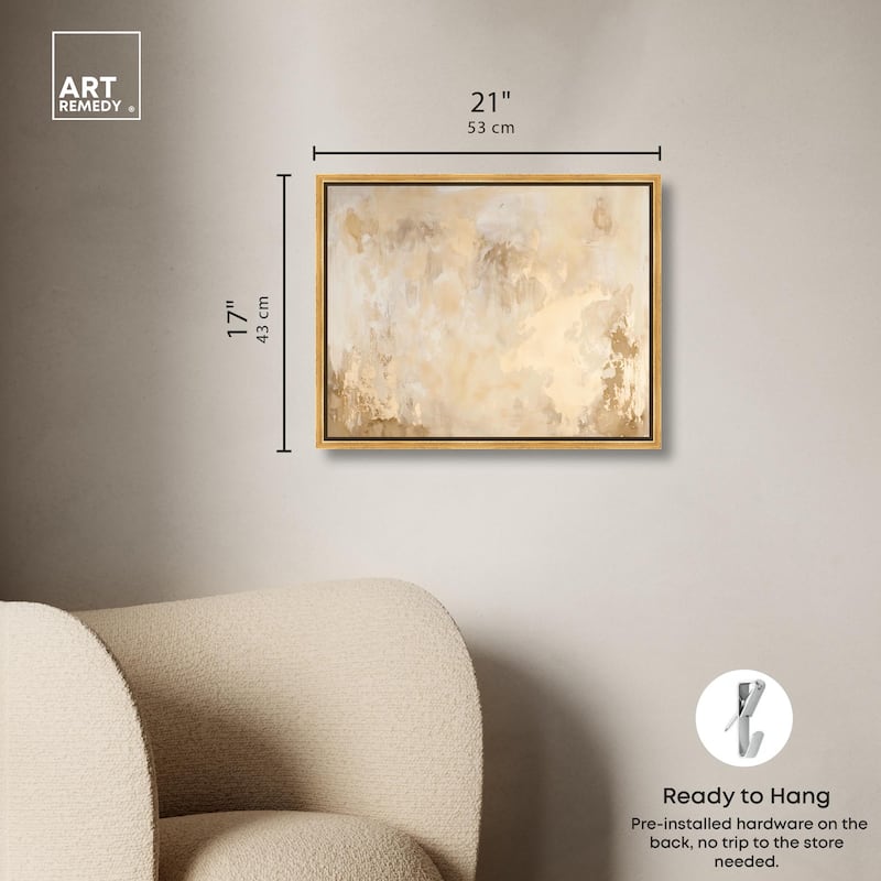 Sun Brust Gilding III Canvas by Art Remedy