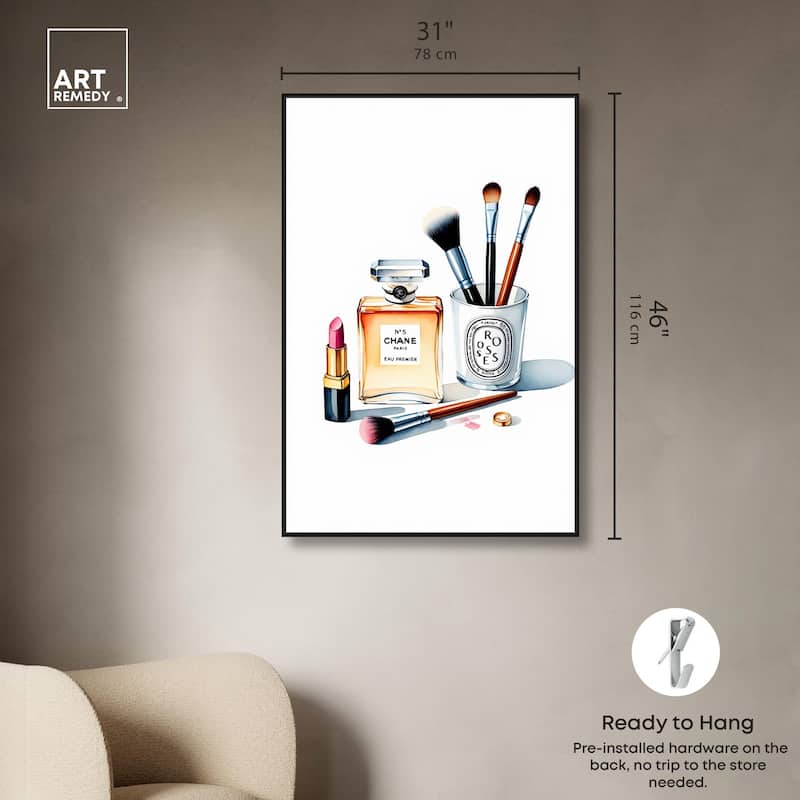 Bottle Beauty Canvas by Art Remedy