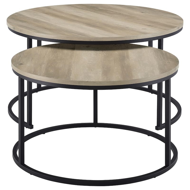 Lainey 2-piece Round Nesting Coffee Table