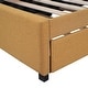 preview thumbnail 9 of 11, Twin Daybed Slat Sofa Bed with Trundle - Yellow