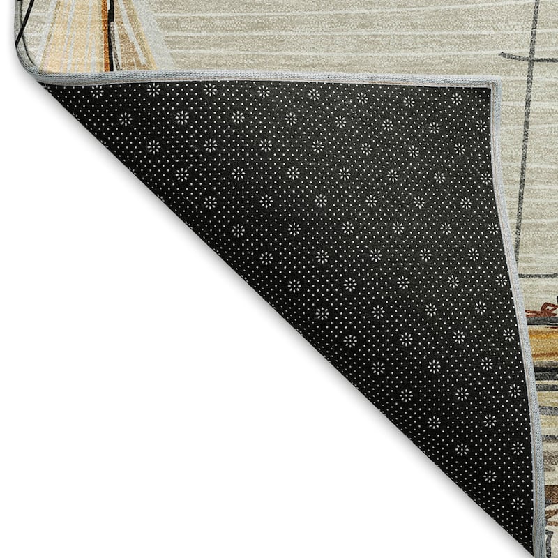 Premium Washable Super Soft Sailboat Marina Mayfield Rug