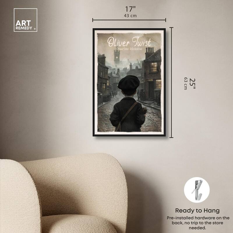 Oliver Twist Classic Canvas by Art Remedy