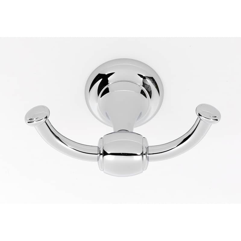 Alno Royale Double Robe Hook - Polished Chrome