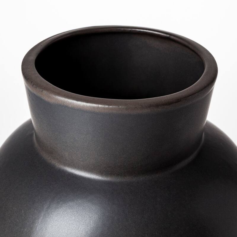 Laforge 5.5L x 5.5W x 9.4H White Ceramic Vase