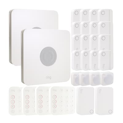 2x Ring Alarm 14-Piece Home Security Kit - Wireless System, Works with Alexa