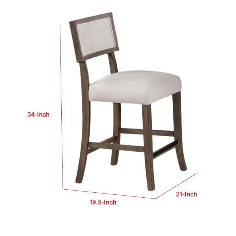 Asten Side Dining Chair Set of 2, Curved Back, Dark Walnut Brown, Gray Seat