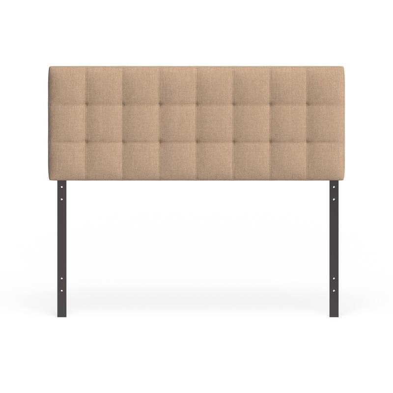 Lily Queen-size Tufted Linen Headboard