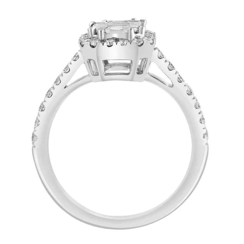 Effy Women's 14K White Gold Diamond Ring