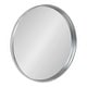 preview thumbnail 29 of 97, Kate and Laurel Travis Round Wood Accent Wall Mirror