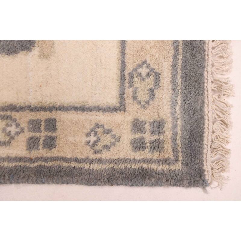 ECARPETGALLERY Hand-knotted Royal Oushak Dark Grey Wool Rug - 9'2 x 11'10