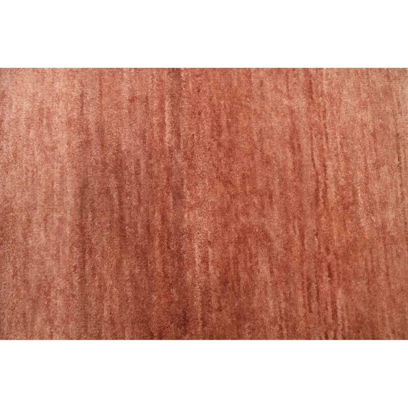 ECARPETGALLERY Hand-knotted Pak Finest Gabbeh Copper Wool Rug - 4'2 x 5'11