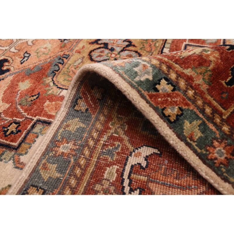 ECARPETGALLERY Hand-knotted Jules Sultane Ivory Wool Rug - 7'11 x 9'8