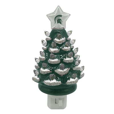 6.5" Michigan State Xmas Tree Nite Lite