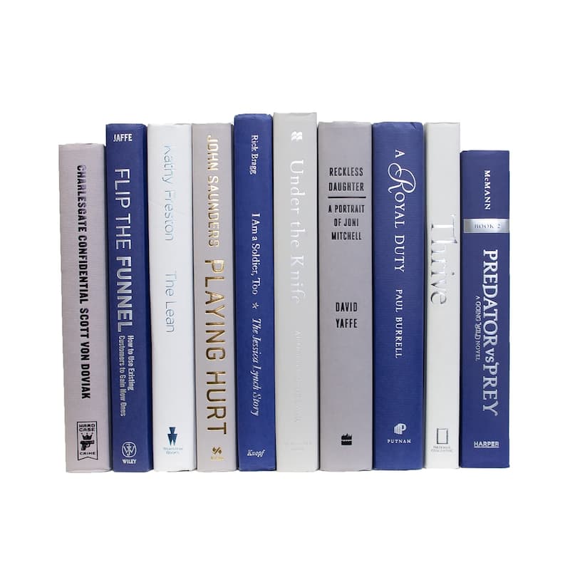 Books Blue Decorative Accessories: Wild Indigo ColorPak