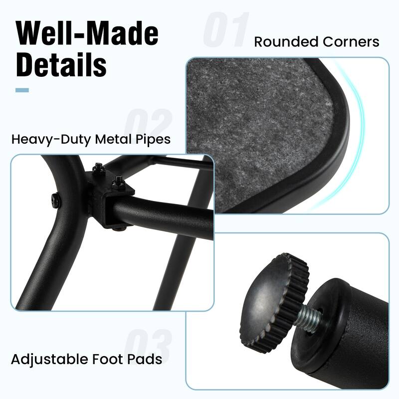 Gymax 32'' Patio Dining Table w/ 1.6'' Umbrella Hole & Lid DPC