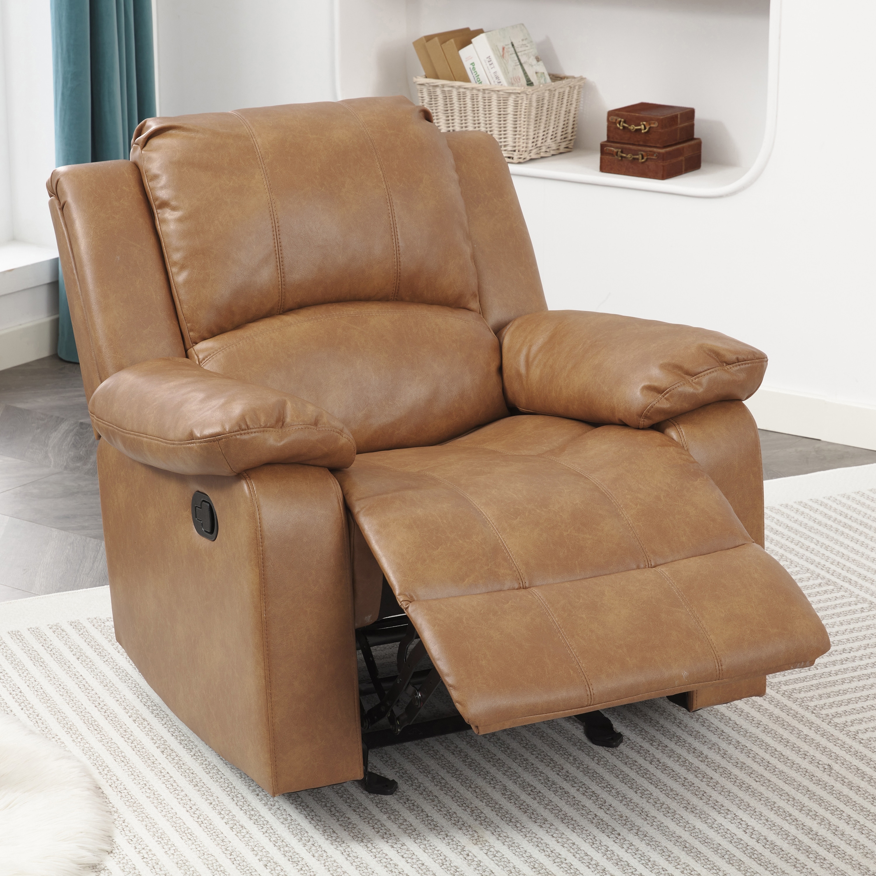 Small charleston swivel outlet glider & recliner