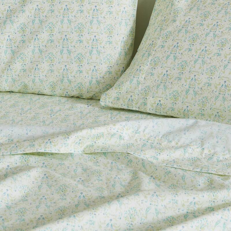 Patina Vie Maison Brushed Microfiber Floral Bloom Sheet Set