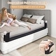 preview thumbnail 18 of 17, Gymax 2PCS 71'' Toddler Foldable Bed Rail w/ Adjustable Safety Strap