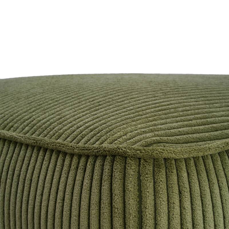Square Ottoman, Corduroy