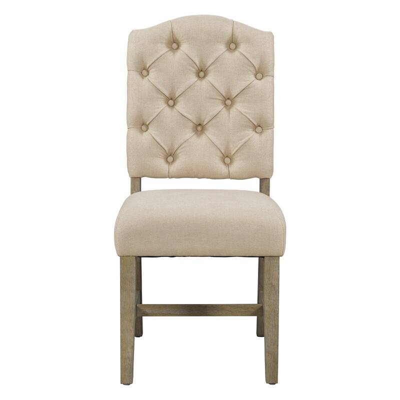 Retro Style Dining Chair Set with 4 Upholstered Chairs for Dining Room and Living Room