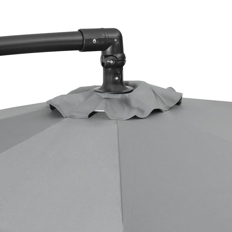 Weller 10-foot Offset Cantilever Hanging Patio Umbrella