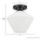 preview thumbnail 4 of 5, Hunter Celestial Valley 1 Light Flush Mount Ceiling Light - Modern - Hallway, Bathroom, Entry, Laundry - Damp Rated! - 1-Light