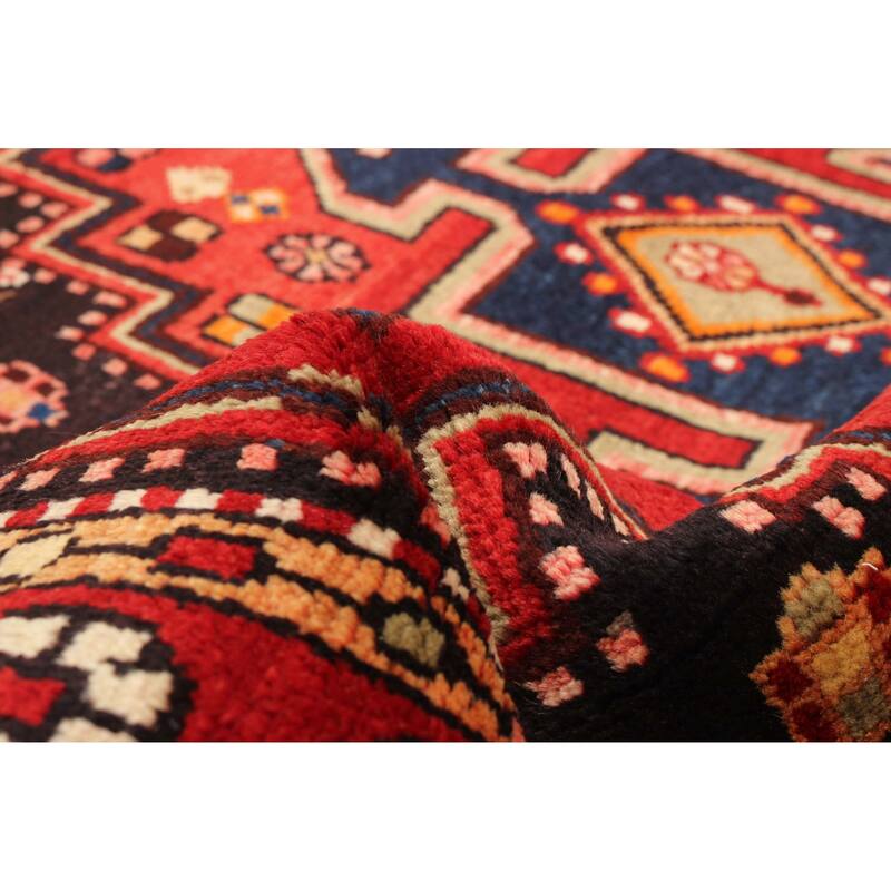 ECARPETGALLERY Hand-knotted Anatolian Vintage Red Wool Rug - 4'6 x 7'2