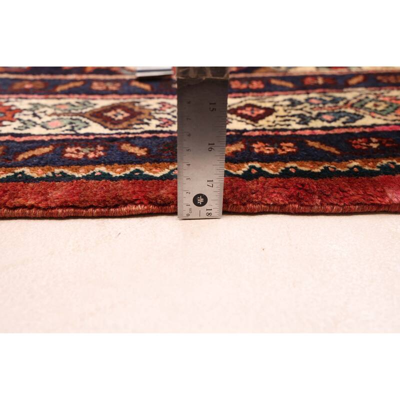 ECARPETGALLERY Hand-knotted Anadol Dark Navy Wool Rug - 4'2 x 6'7