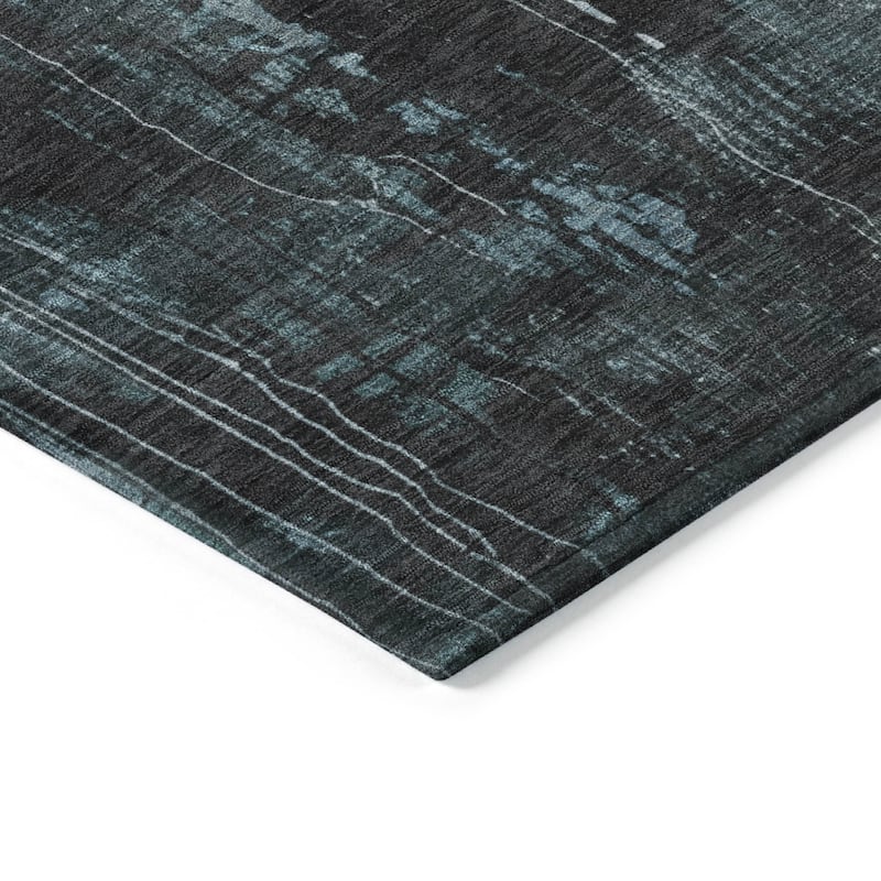 HomeRoots Abstract Transitional Rectangle Outdoor Rug