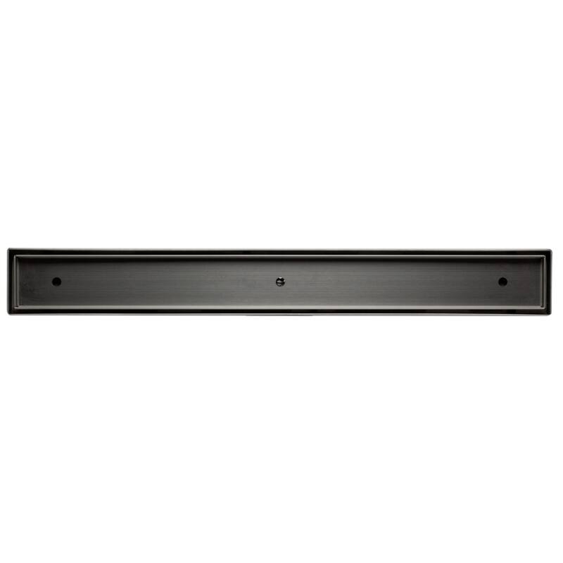 ALFI brand 24" Long Modern Stainless Steel Linear Shower Drain w/o Cover