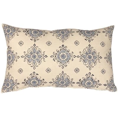 Medallion Handprint Throw Pillow