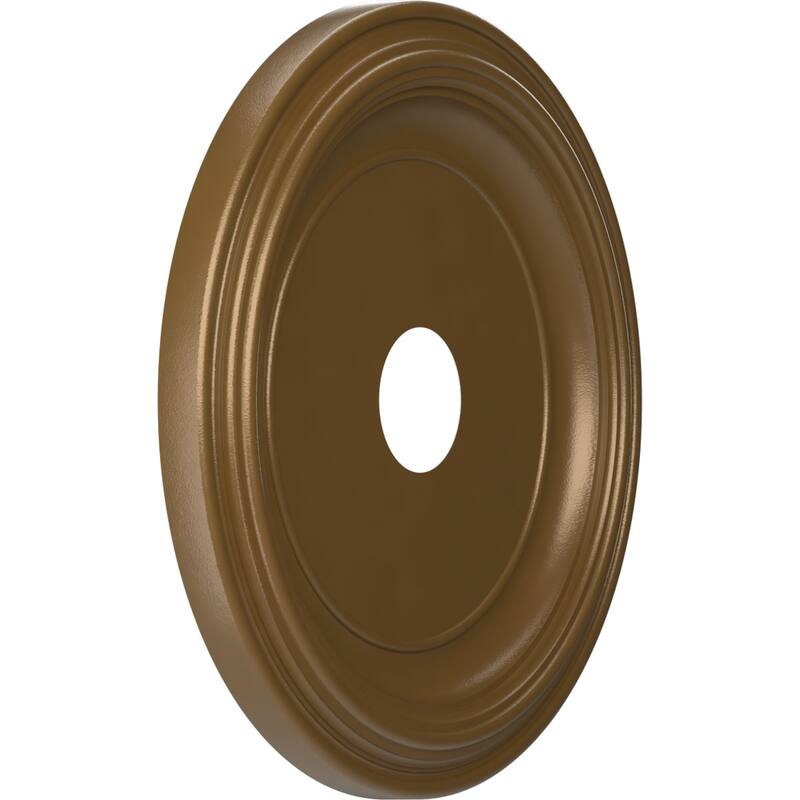 3 1/2" Inside Diameter - Traditional Thermoformed PVC Ceiling Medallion