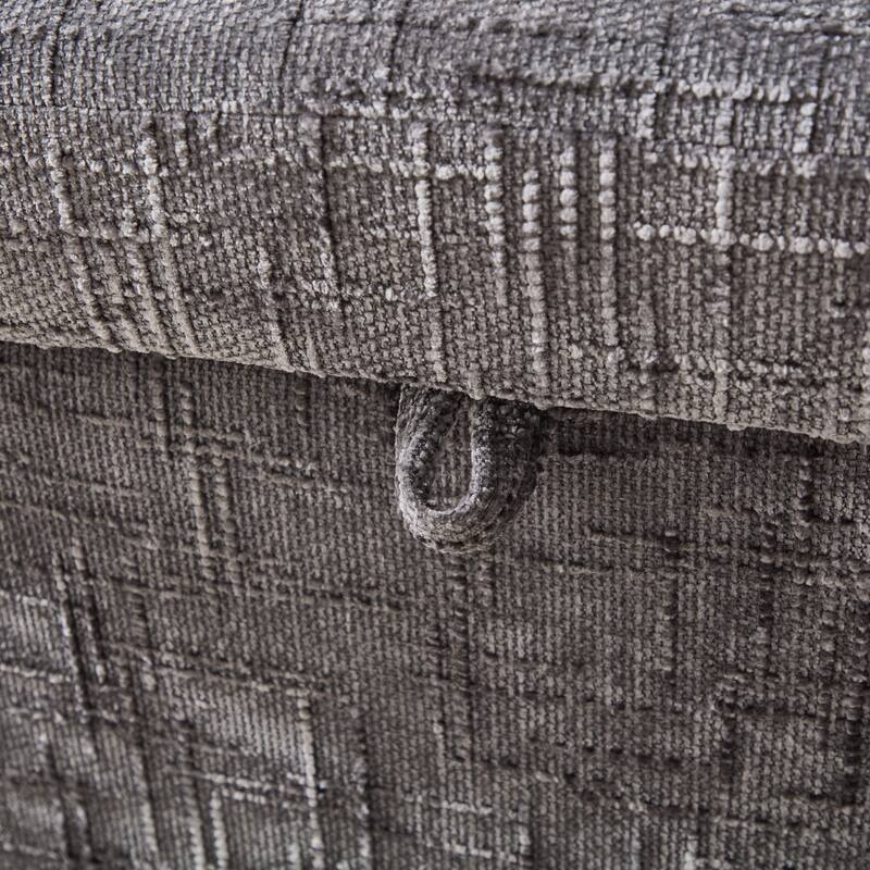 Anmytek Chenille Multifunctional Lazy Sofa Recliner with Storable Backrest Phone Holder Single Leisure Chair