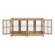preview thumbnail 54 of 106, GDFStudio - Traditional Storage Curio Cabinet with Tempered Glass Doors and Lighted Display
