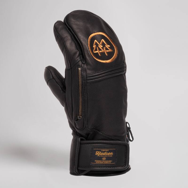 Swany Men's Calvin Trigger Logo Mitt - Black - M