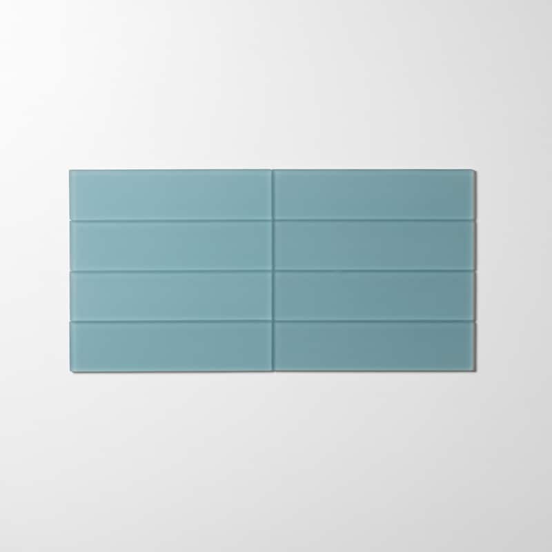 2 in. x 8 in. Glass Subway Wall Tile